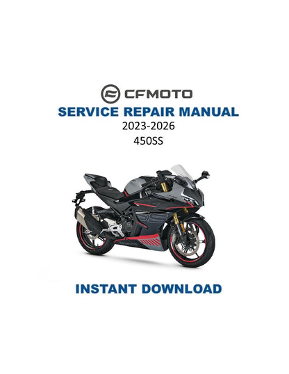 CFMOTO 450SS Service Manual 2023-2026 - Service Manual PDF Instant Download