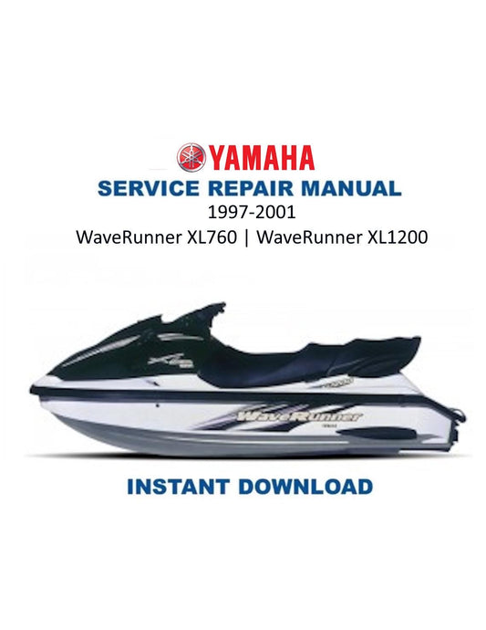 Yamaha WaveRunner XL760 XL1200 Service Manual 1997-2001 - Service Manual PDF Instant Download