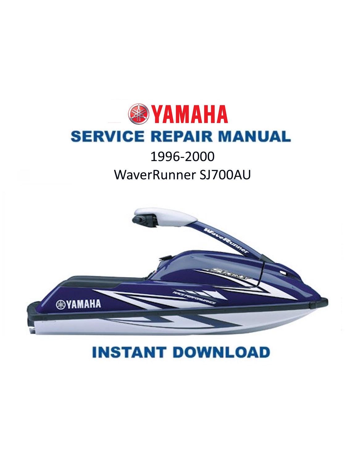 Yamaha WaveRunner SJ700AU Service Manual 1996-2000 - Service Manual PDF Instant Download