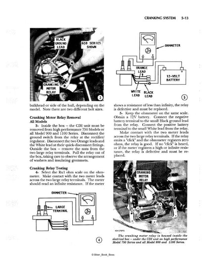 Kawasaki Jet Ski 550 650 750 900 1100 Service Manual sample page from service manual