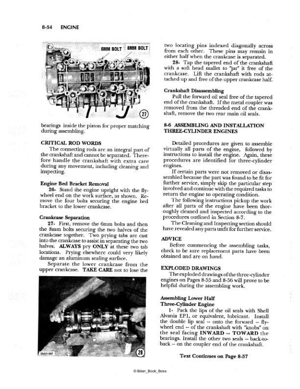 Kawasaki Jet Ski 550 650 750 900 1100 Service Manual sample page from the repair manual