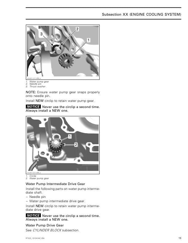 Can Am Defender Pro DPS XT HD10 Service Manual factory service manual title page