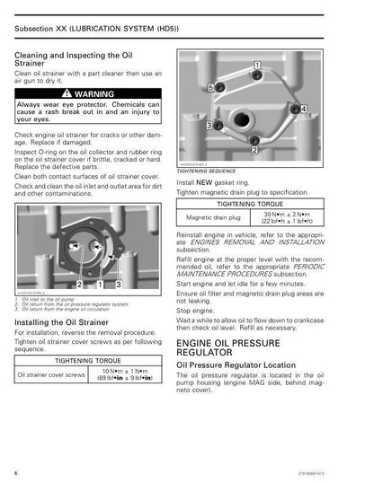 Can Am Defender Traxter HD5 500 Service Manual table of contents