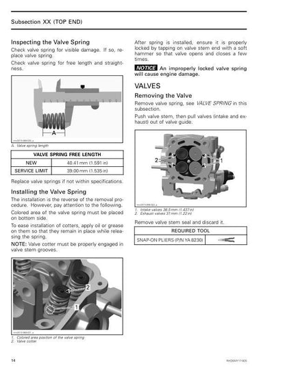 Can Am Defender Traxter HD5 500 Service Manual sample page from service manual