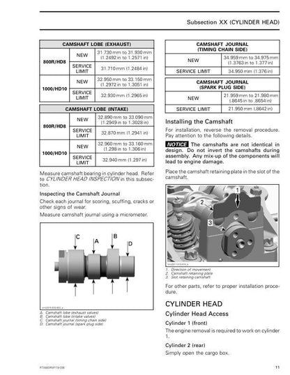 Can Am Defender Traxter HD8 HD10 Service Manual sample page from service manual