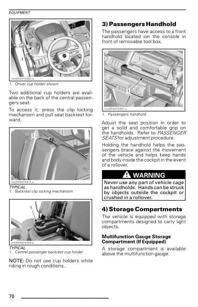 Can Am Defender Traxter HD8 HD10 Service Manual sample page showing schematics and diagrams