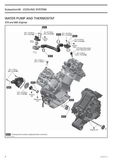 Can Am Outlander 570 Pro 650 850 1000 Service Manual factory service manual title page