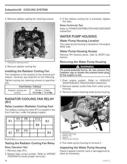 Can Am Can-Am Outlander 1000 / MAX  Service Manual sample page from service manual