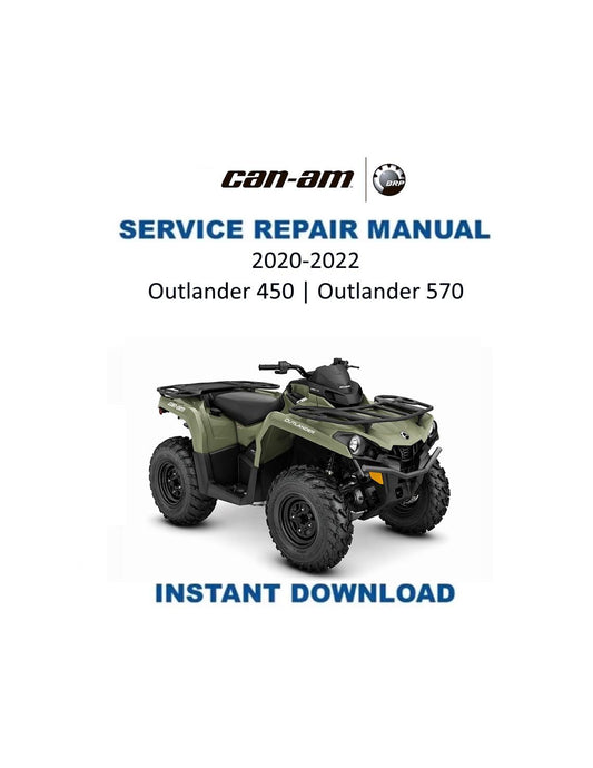 Can Am Outlander 450 570 Service Manual 2020-2022 - Service Manual PDF Instant Download