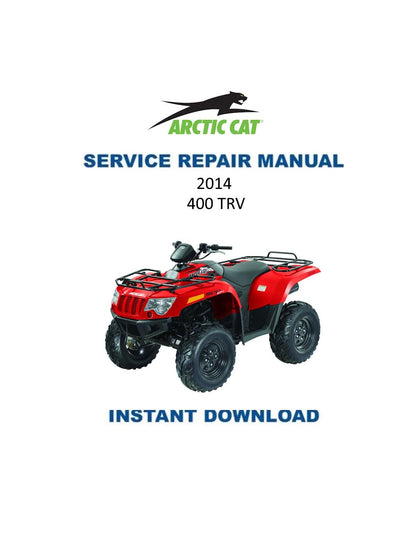 Arctic Cat 400 TRV ATV Service Manual - Service Manual PDF Instant Download