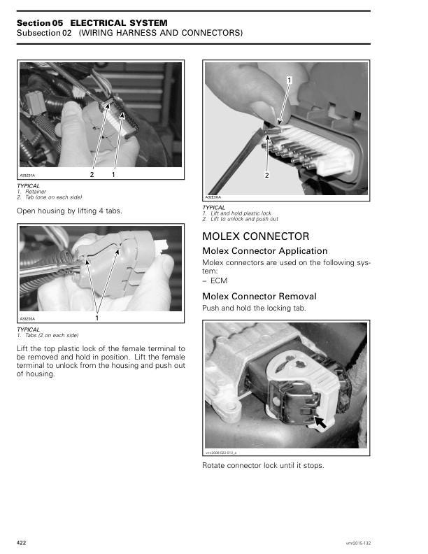 Can Am Outlander 650 1000 6x6 XT DPS Service Manual sample page from the repair manual