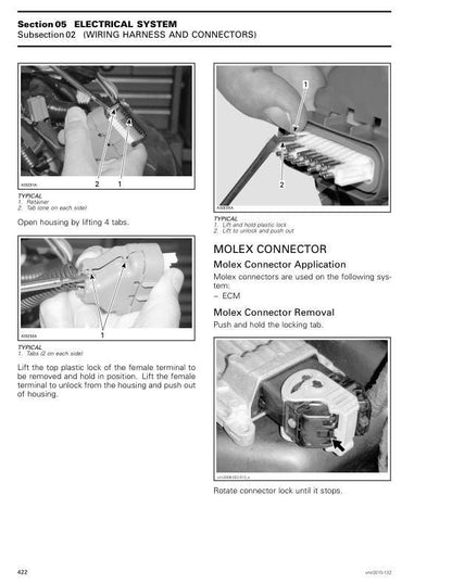 Can Am Outlander 650 1000 6x6 XT DPS Service Manual sample page from the repair manual