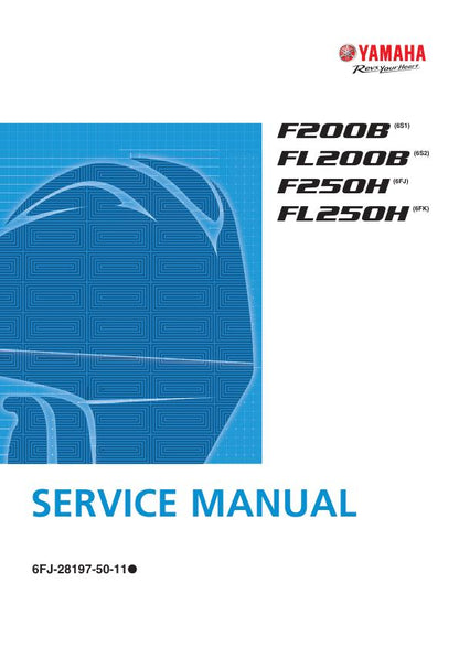 Yamaha F200B F250H FL200B FL250H Outboard Service Manual | 2021-2025 - sample page 2