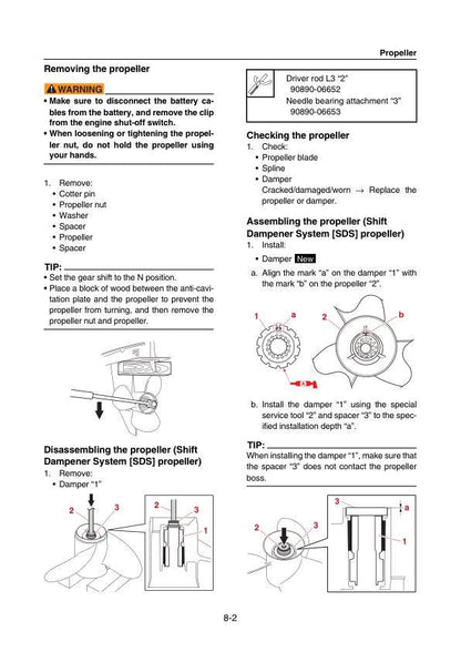 Yamaha F200B F250H FL200B FL250H Outboard Service Manual | 2021-2025 - sample page 8