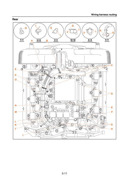 Yamaha F200B F250H FL200B FL250H Outboard Service Manual sample page from service manual