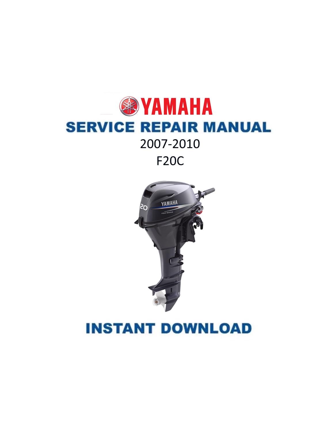 Yamaha F20C Outboard Service Manual sample page from the repair manual