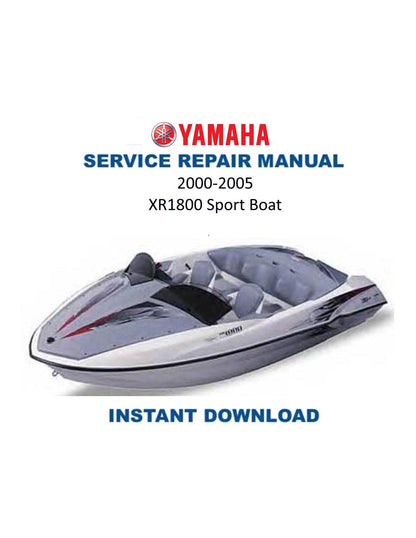 Yamaha XR1800 Sport Boat XRT1200Y Service Manual 2000-2005 - Service Manual PDF Instant Download