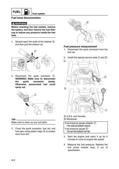 Yamaha WaveRunner VX1800 PWC Service Manual | 2010-2015 - sample page 5