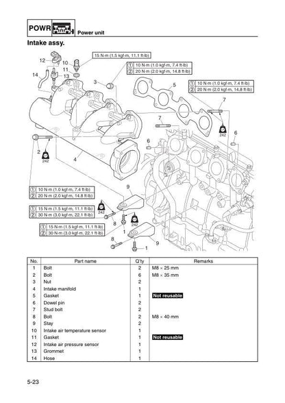 Yamaha WaveRunner VX1800 PWC Service Manual | 2010-2015 - sample page 7