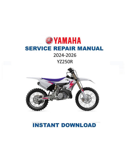 Yamaha YZ250 Motorcycle Service Manual - Service Manual PDF Instant Download