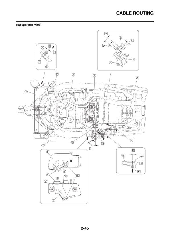 Yamaha MT25 FZ25 MT-25 FZ-25 MTN250 Motorcycle Service Manual table of contents