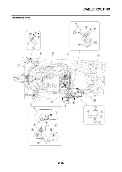 Yamaha MT25 FZ25 MT-25 FZ-25 MTN250 Motorcycle Service Manual table of contents