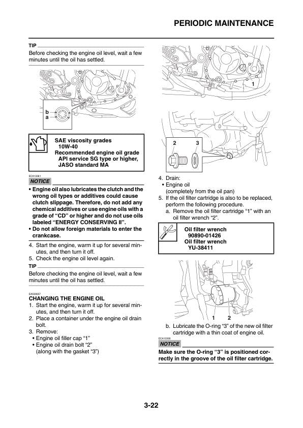 Yamaha MT25 FZ25 MT-25 FZ-25 MTN250 Motorcycle Service Manual sample page from service manual