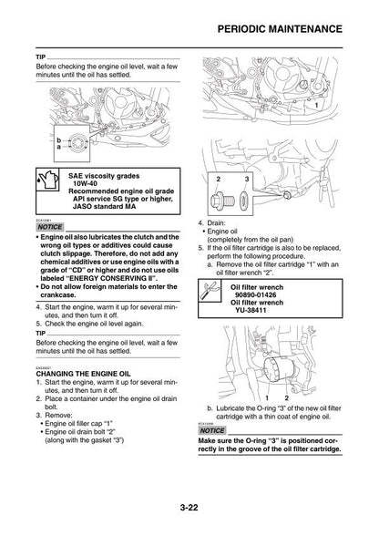 Yamaha MT25 FZ25 MT-25 FZ-25 MTN250 Motorcycle Service Manual sample page from service manual
