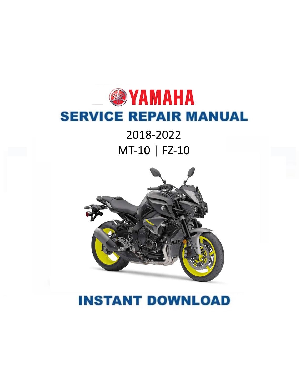 Yamaha Service Manuals | Motorcycle, ATV, Outboard PDFs – DAL Manuals