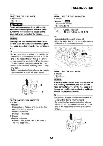Yamaha XMAX 300 Scooter Service Manual | 2017-2021 - sample page 8