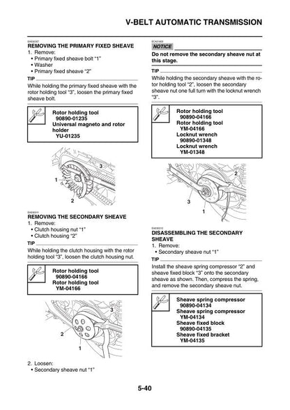 Yamaha XMAX 300 Scooter Service Manual | 2017-2021 - sample page 7