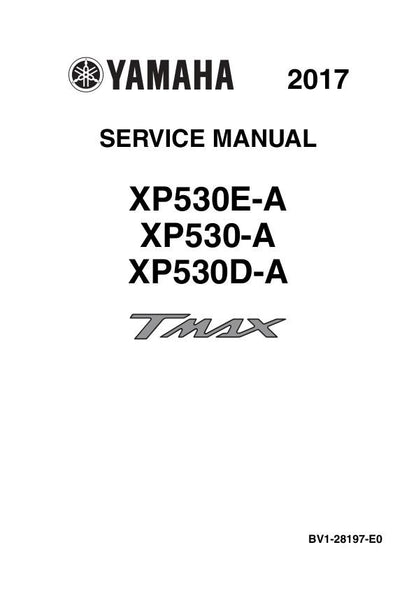 Yamaha TMAX 530 Scooter Service Manual factory service manual title page