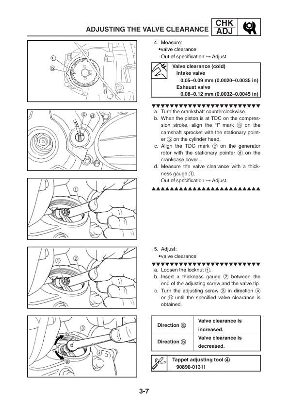 Yamaha T110LE Crypton Vega Jupiter Z Motorcycle Service Manual table of contents