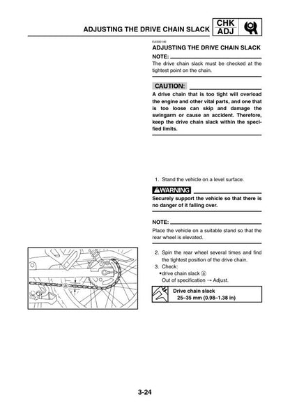Yamaha T110LE Crypton Vega Jupiter Z Motorcycle Service Manual sample page from service manual