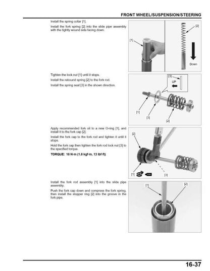 Honda CBR650R Baby Fireblade Motorcycle Service Manual | 2021-2022 - sample page 8