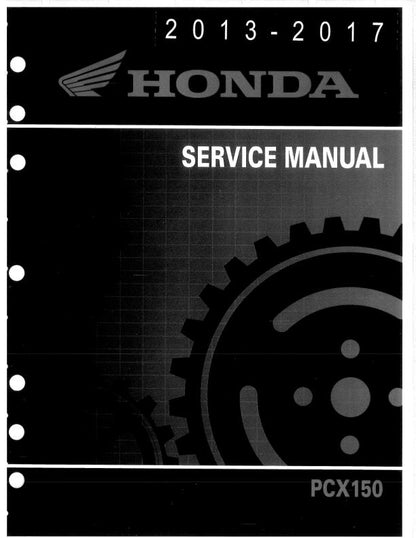 Honda PCX 150 Motorcycle Service Manual factory service manual title page