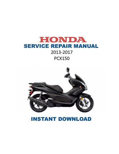 Honda PCX 150 Motorcycle Service Manual - Service Manual PDF Instant Download