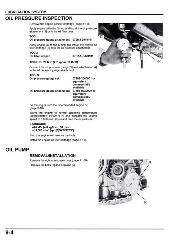 Honda ADV 750 Scooter Service Manual sample page from the repair manual
