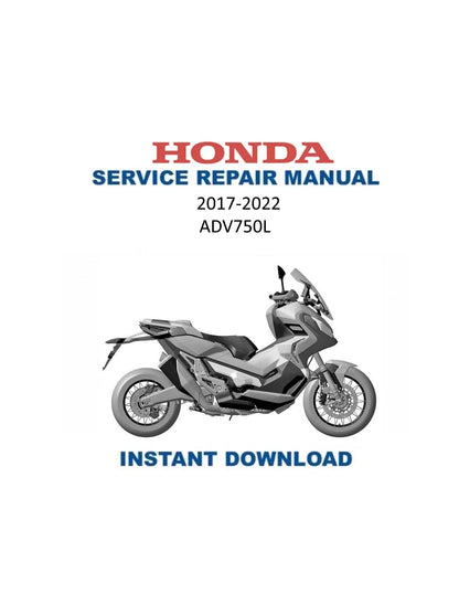 Honda ADV 750 Scooter Service Manual - Service Manual PDF Instant Download