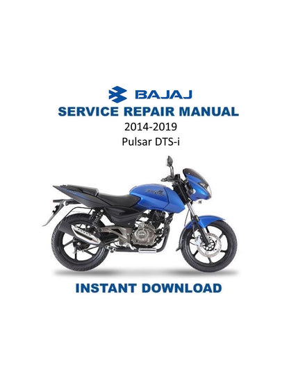 Bajaj Pulsar DTSi Motorcycle Service Repair Manual - Service Manual PDF Instant Download