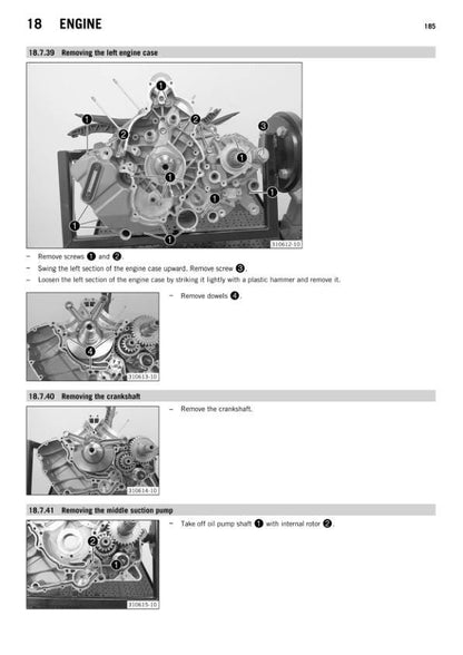 KTM 1290 Super Adventure Service Manual sample page from the repair manual