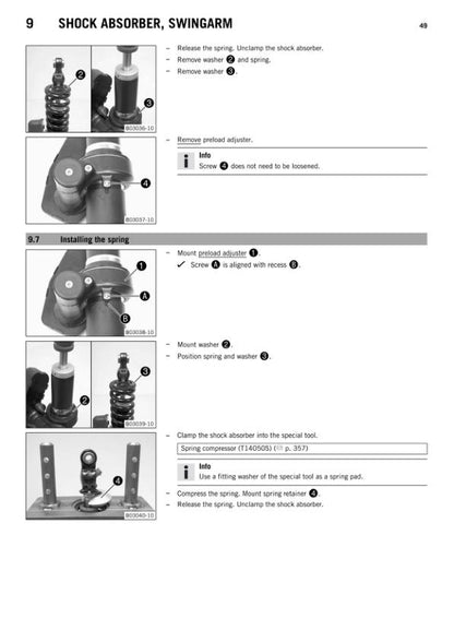 KTM 1290 Super Adventure Service Manual sample page from service manual