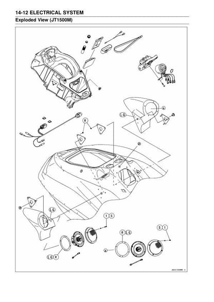 Kawasaki Jetski Ultra 310X LX R Jet Ski Service Manual sample page