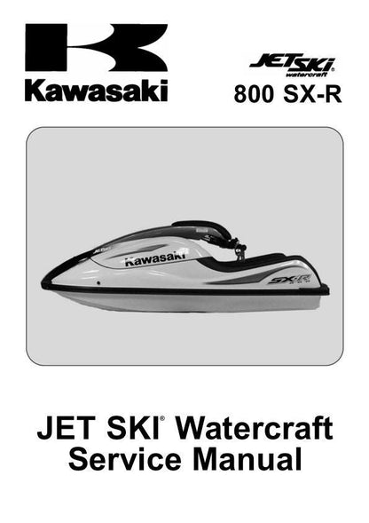 Kawasaki Jetski 800 SX R Jet Ski Service Manual factory service manual title page