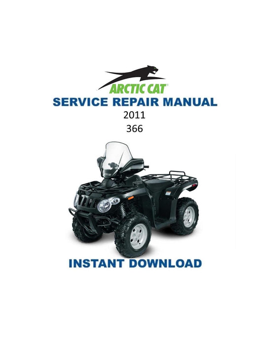 Arctic Cat 366 ATV Service Manual - Service Manual PDF Instant Download