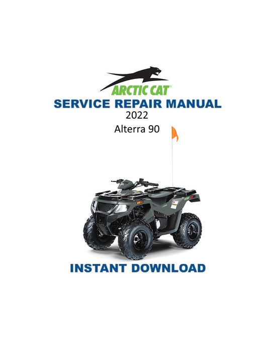 Arctic Cat Alterra 90 ATV Service Manual - Service Manual PDF Instant Download