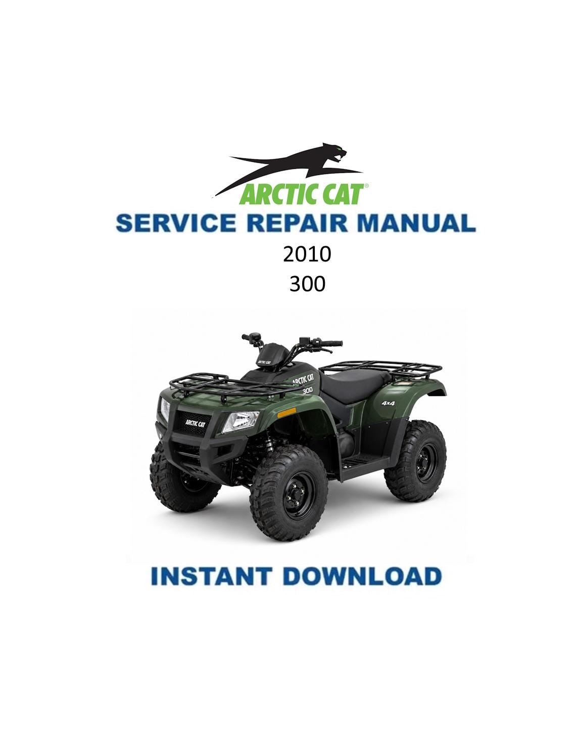 Arctic Cat 300 ATV Service Manual - Service Manual PDF Instant Download