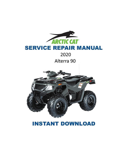 Arctic Cat Alterra 90 ATV Service Manual - Service Manual PDF Instant Download