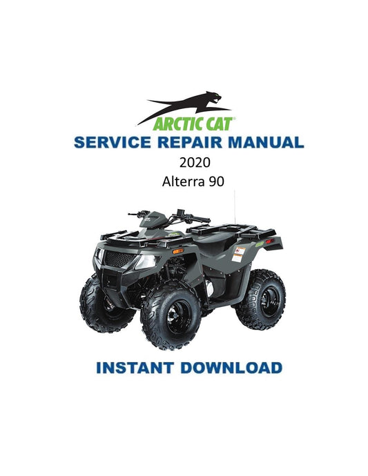 Arctic Cat Alterra 90 ATV Service Manual - Service Manual PDF Instant Download