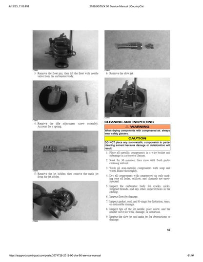 Textron Alterra DVX 90 Arctic Cat ATV Service Manual sample page from the repair manual